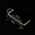 UV quartz  Micro Flow Through Cell,Lightpath 0.6 mm,2 clear windows Laborxing