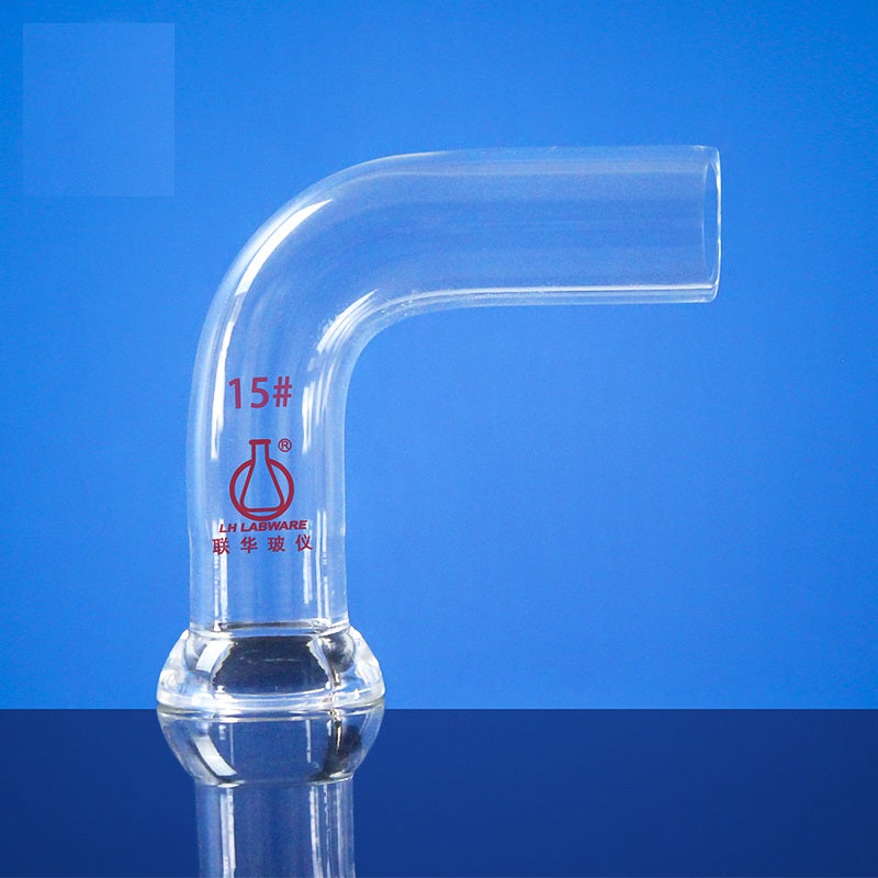 Schlenk extension adapter with #15 o-ring joint, 90° bent