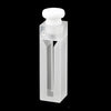 UV micro fluorescence Cuvette with PTFE Stopper, Lightpath 10 mm, 2 clear windows Laborxing