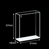Optical glass macro volume cuvette ,double lightpath 16/49 mm Laborxing