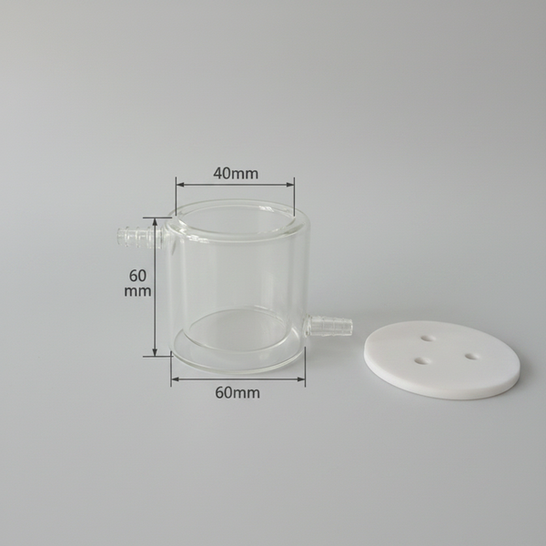 Standard electrochemical cell with water jacket, capacity 30 to 300 ml Laborxing