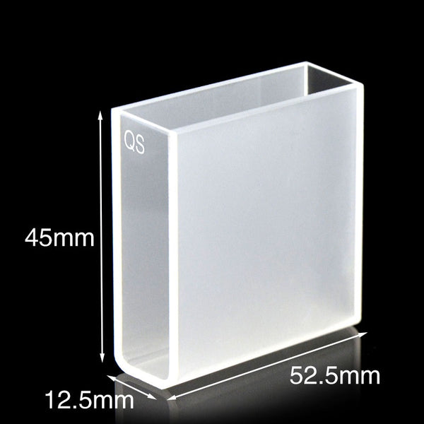 Makroküvette mit PTFE-Deckel Schichtdicke 20, 50 ,100 mm, 2 klare Fenster Laborxing