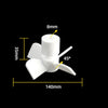 PTFE Stirring propeller with 4 blades, 45° pitched, for Ø 8 mm shaft Laborxing