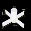 PTFE Stirring propeller with 4 blades, for Ø 8 mm shaft Laborxing