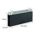 UV quartz micro black cuvette with PTFE stopper, lightpath 100 mm, 2 clear windows Laborxing