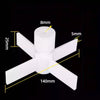 PTFE Stirring propeller with 4 blades, for Ø 8 mm shaft Laborxing