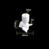 PTFE Stirring propeller with 3 blades, 45° pitched, for Ø 8 mm shaft Laborxing