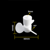 PTFE Stirring propeller with 3 blades, 45° pitched, for Ø 8 mm shaft Laborxing