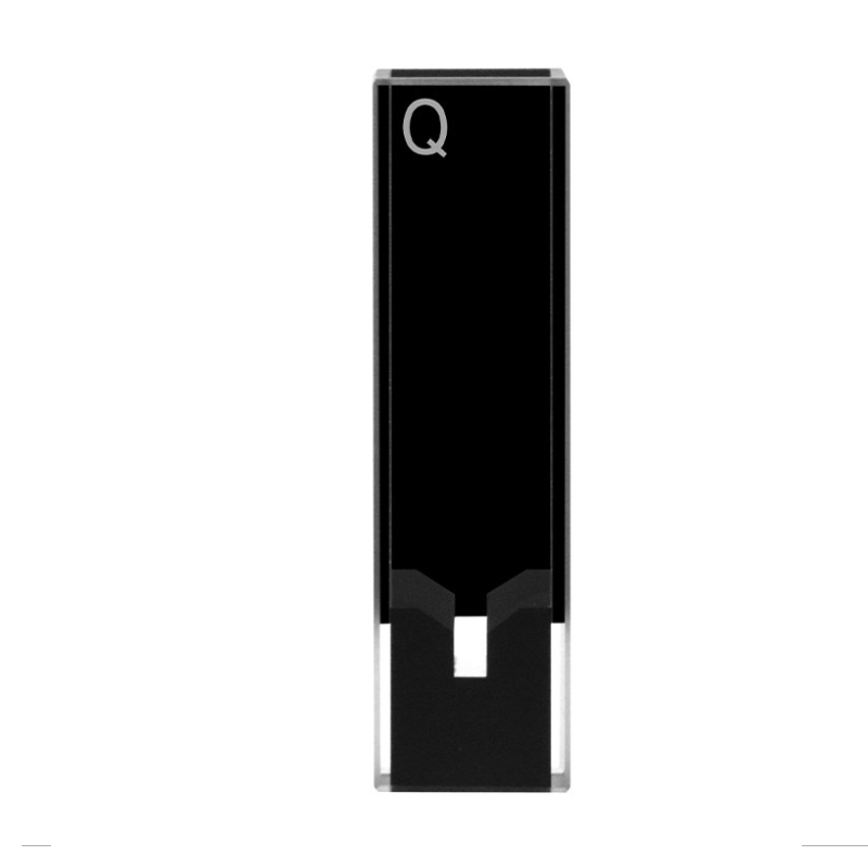 UV quartz sub-micro black cuvetter, 2 clear windows, Z-Dimension 8.5 mm