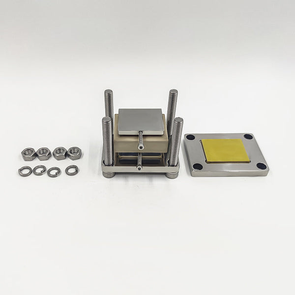 Pressure jig and square testing cell kit for solid-state battery, Model GT05 Laborxing