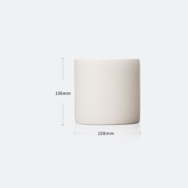 Cylindrical alundum crucible, capacity 5 to 1.000 ml Laborxing