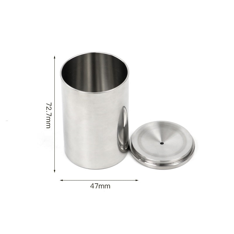Stainless steel pycnometer, volume 37 ml - 100 ml
