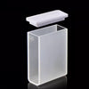 UV-Quarz-Makroküvette mit PTFE-Deckel, langer Lichtweg, 2 klare Fenster Laborxing