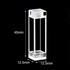 UV quartz marco cuvette with groove and  PTFE stopper,lightpath 10 mm Laborxing