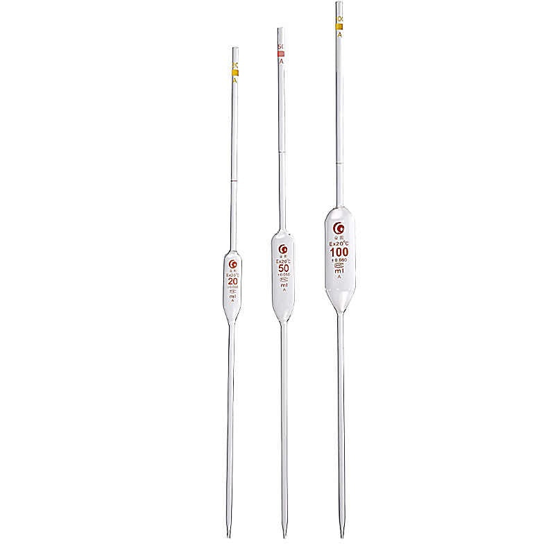 Bulb pipettes,capacity 1 to 100 ml