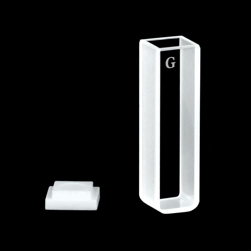 Optical glass Marco cuvettes with PTFE lid, Lightpath 10 mm