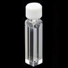UV quartz semi-micro cuvette with screw cap , lightpath 10 mm, 4 clear windows