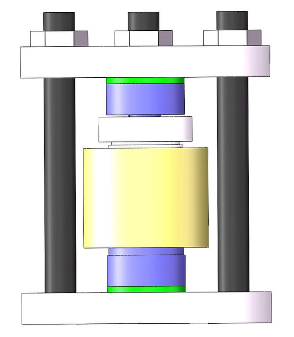 Kit de plantilla de presión estándar y celda de prueba para batería de estado sólido, modelo GT11 Laborxing