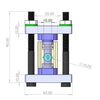Raman testing cell for solid-state battery, Model GT17 Laborxing