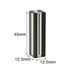 UV quartz micro black cuvette, 4 clear windows Laborxing