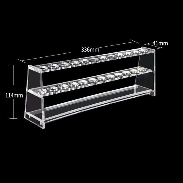 Colorimetric tube plastic stand, slots 6 to 12, for volume 25 to 100 ml Laborxing