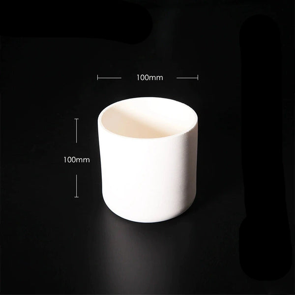 Crisol cilíndrico de alundum, capacidad de 5 a 1.000 ml Laborxing