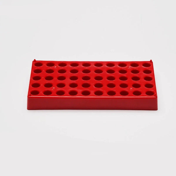 Soporte de 50 ranuras para viales de muestra de 4 ml, plástico PP Laborxing