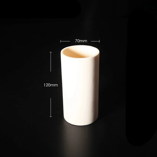 Crisol cilíndrico de alundum, capacidad de 5 a 1.000 ml Laborxing