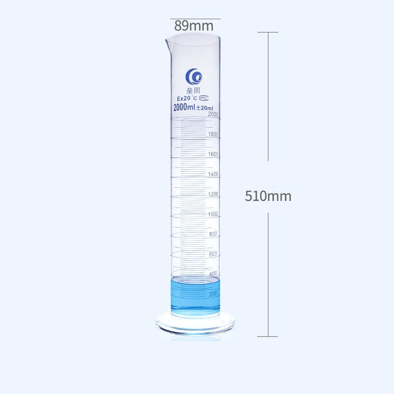 Glass Cylindrical Measuring Cylinder, Capacity: 600 Ml, Automation