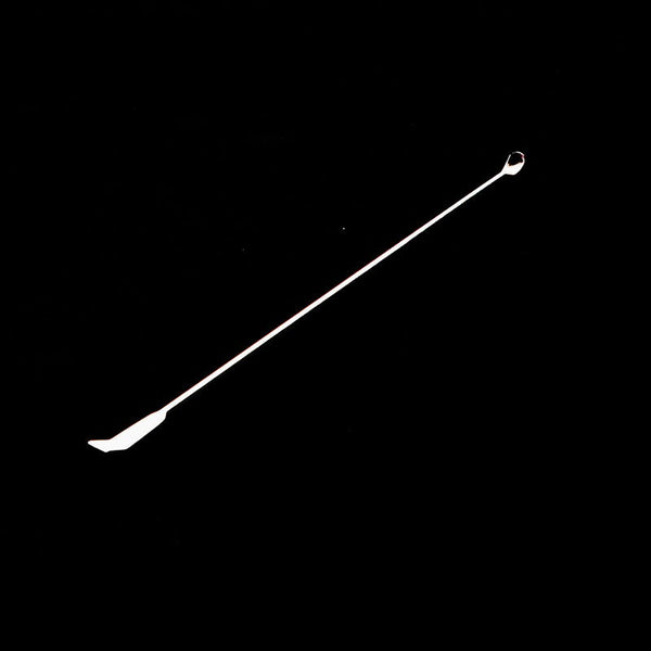 Micro cuillère avec spatule, inox, longueur 10 à 30 cm Laborxing