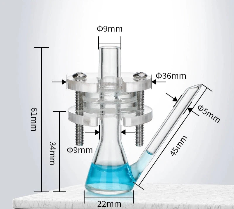 Reflux distillation head with Dimroth spiral | Laborxing
