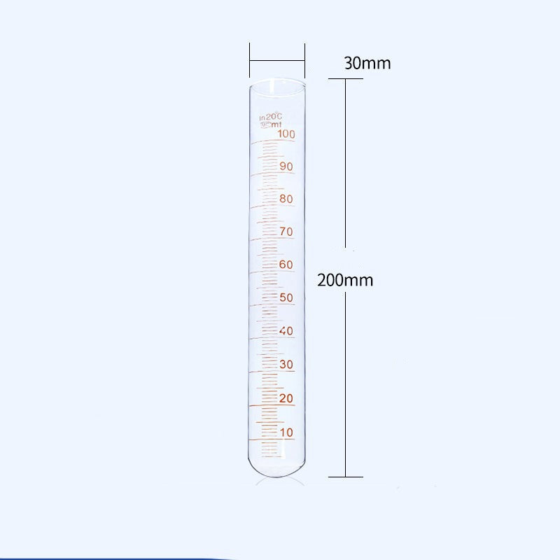 Glass Test Table 10 pcs/pack, glass test tube, graduated | Laborxing