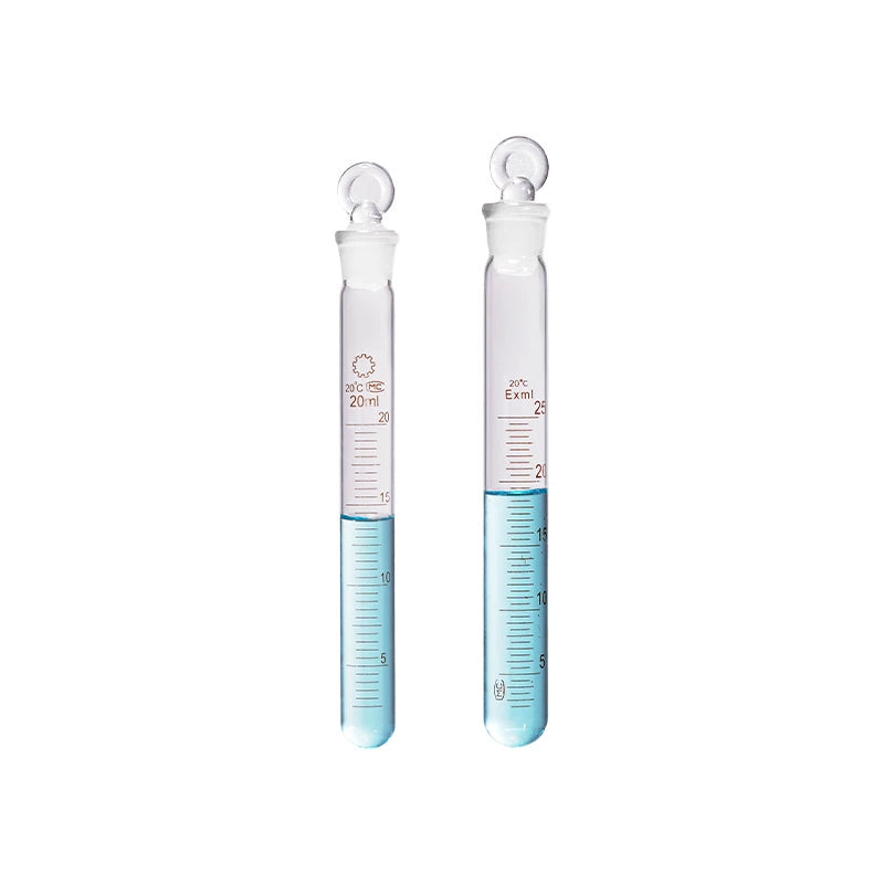 10 pcs/pack, glass test tube with stopper, graduated | Laborxing