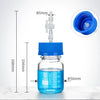 Frasco para HPLC GL45 con distribuidor múltiple, capacidad de 100 a 2.000 ml Laborxing