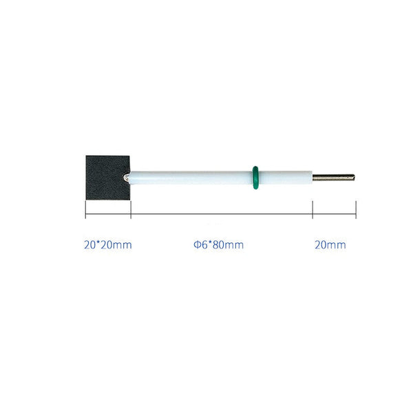 Tantalum Ta2O5 + Iridium IrO2 Oxide coated Titanium plate working electrodes with PTFE rod Laborxing