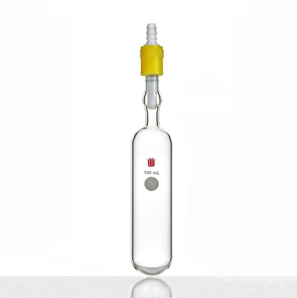 Schlenkrohr mit Hochvakuumventil, Fassungsvermögen 2 ml Laborxing