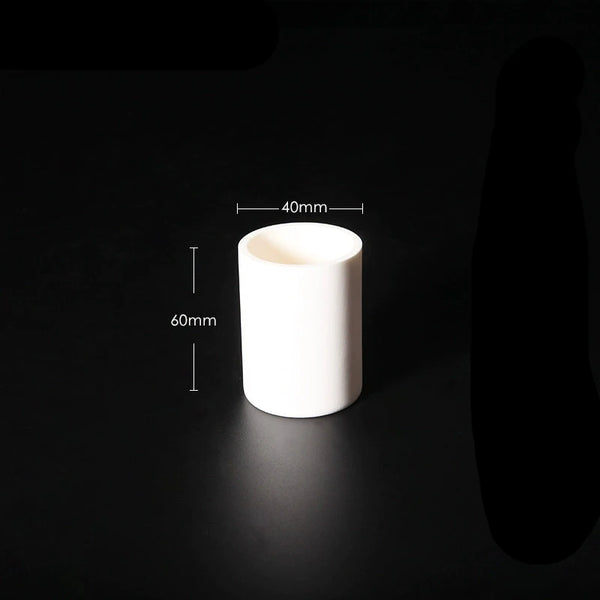Crisol cilíndrico de alundum, capacidad de 5 a 1.000 ml Laborxing