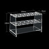 Double bank colorimetric tube plastic stand, slots 12 to 24 Laborxing