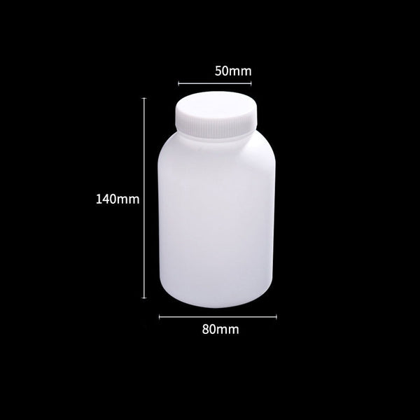 Wide mouth bottles with screw cap, Plastic PE, capacity 50 ml to 2.000 ml Laborxing