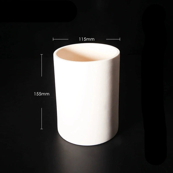 Crisol cilíndrico de alundum, capacidad de 5 a 1.000 ml Laborxing