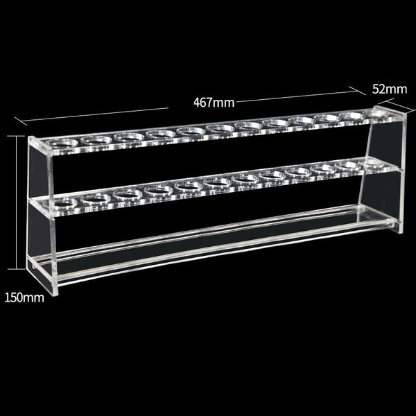 Kolorimetrischer Röhrchen-Kunststoffständer, Steckplätze 6 bis 12, für Volumen 25 bis 100 ml Laborxing
