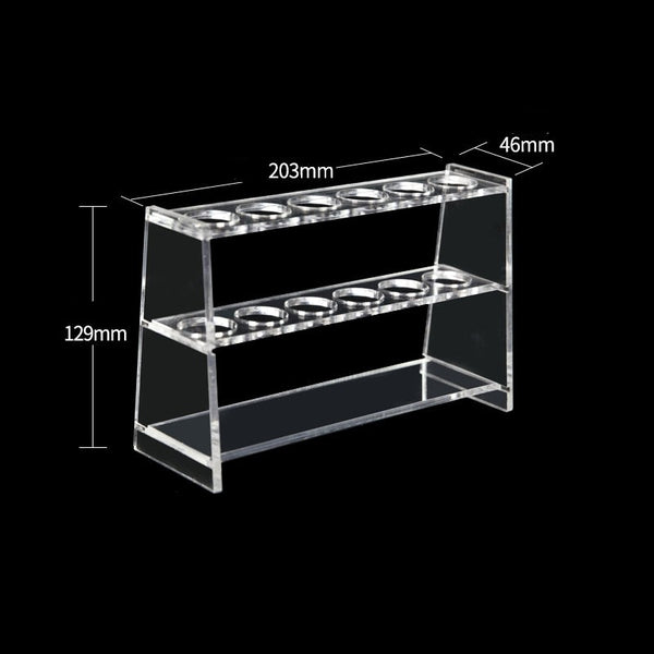 Kolorimetrischer Röhrchen-Kunststoffständer, Steckplätze 6 bis 12, für Volumen 25 bis 100 ml Laborxing