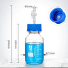 Frasco para HPLC GL45 con distribuidor múltiple, capacidad de 100 a 2.000 ml Laborxing