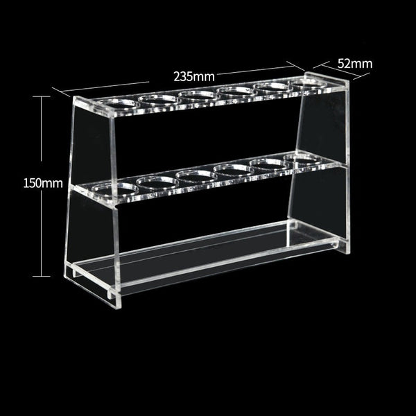 Colorimetric tube plastic stand, slots 6 to 12, for volume 25 to 100 ml Laborxing