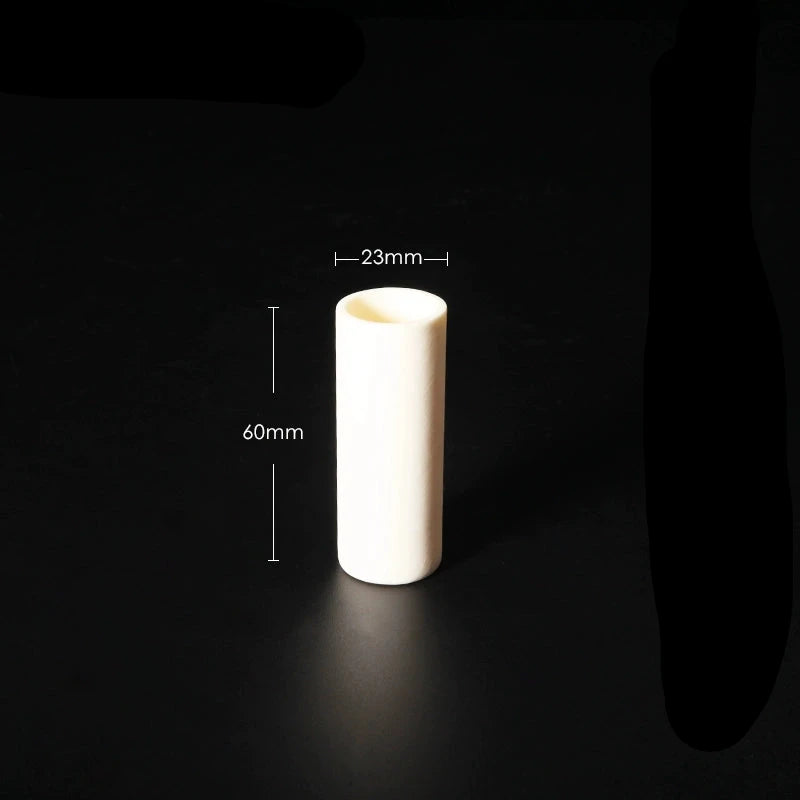 Cylindrical alundum crucible, capacity 5 to 1.000 ml