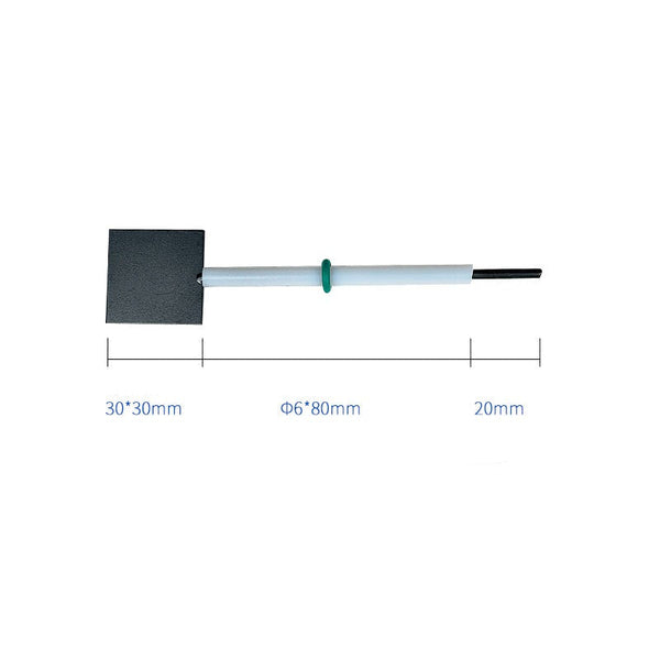 Tantalum Ta2O5 + Iridium IrO2 Oxide coated Titanium plate working electrodes with PTFE rod Laborxing