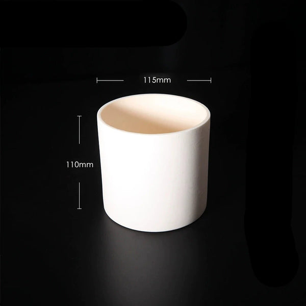 Crisol cilíndrico de alundum, capacidad de 5 a 1.000 ml Laborxing