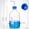 Frasco para HPLC GL45 con distribuidor múltiple, capacidad de 100 a 2.000 ml Laborxing