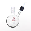 Schlenk round flask with high vacuum valve on side, capacity 50 to 1.000 ml Laborxing