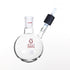 Schlenk round flask with high vacuum valve on side, capacity 50 to 1.000 ml Laborxing